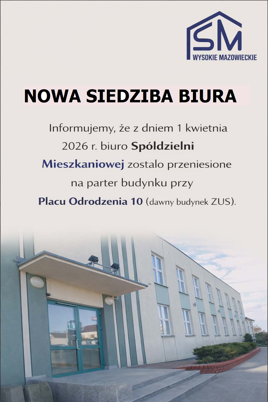 Ogłoszenie biura